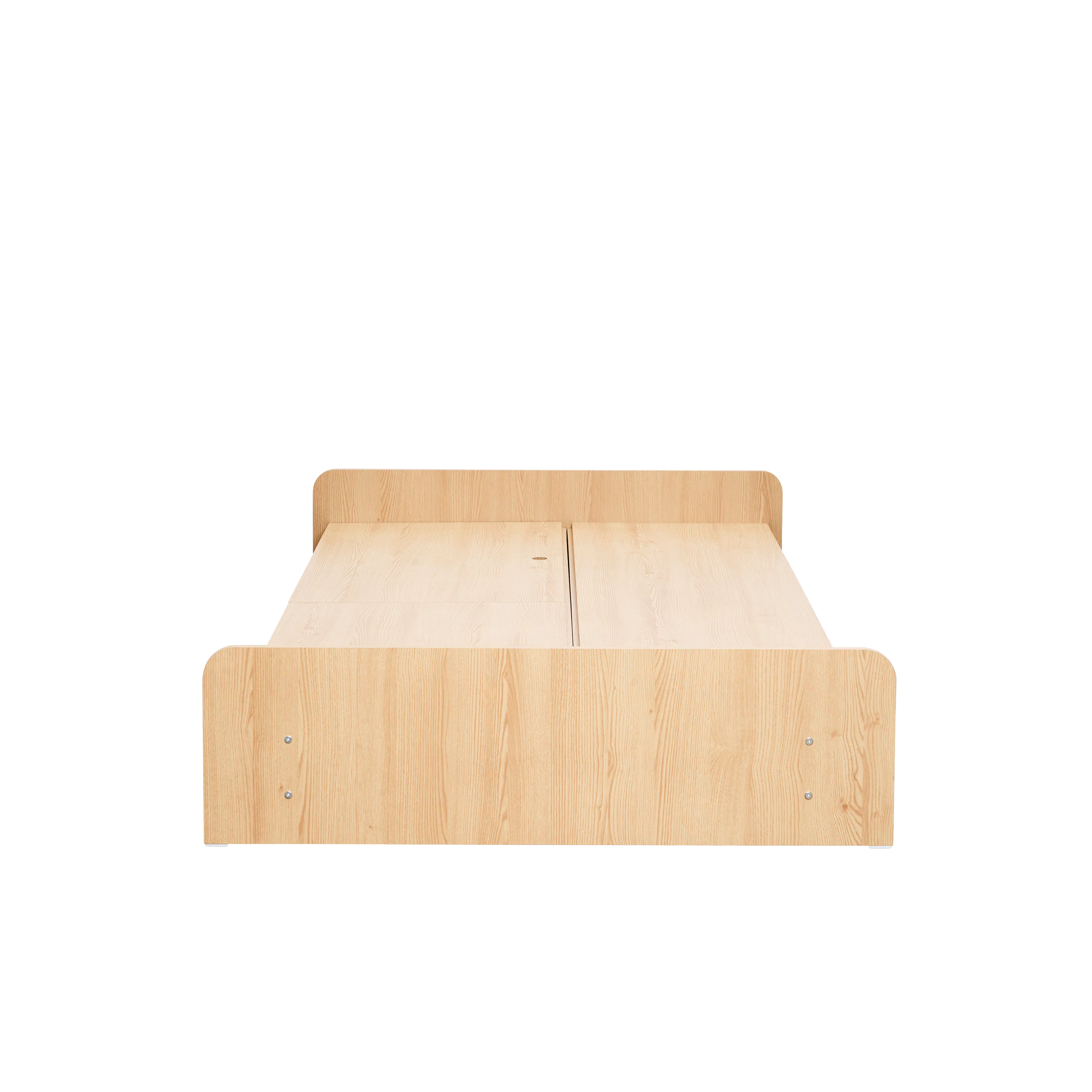 Freya Super Single Storage Platform Bed - Oak - 13