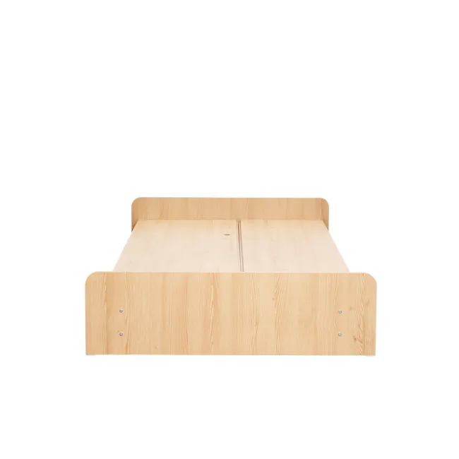 Freya Super Single Storage Platform Bed - Oak - 13