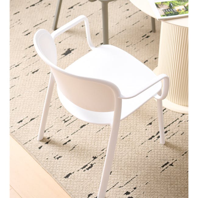 Waylem Stackable Armchair - Black - 12