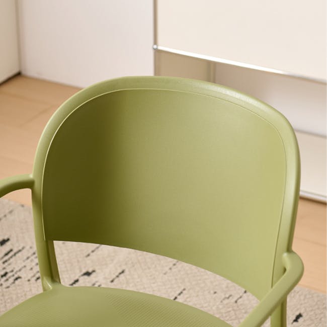 Waylem Stackable Armchair - Black - 10