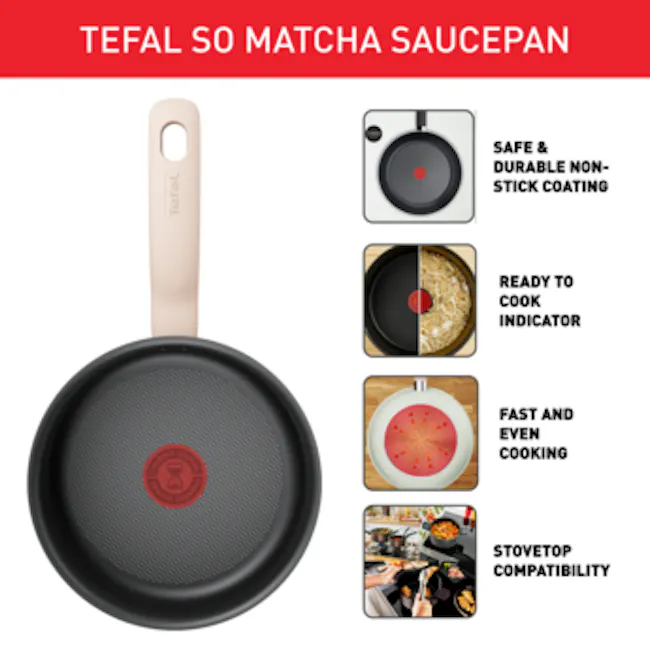 Tefal So Matcha IH Saucepan 18cm (G17923) - 3