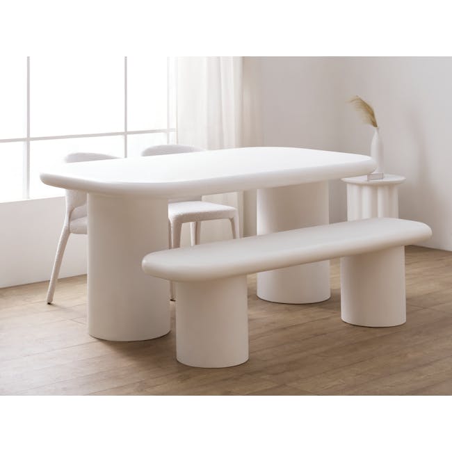 Athena Concrete Dining Table 1.8m - 1