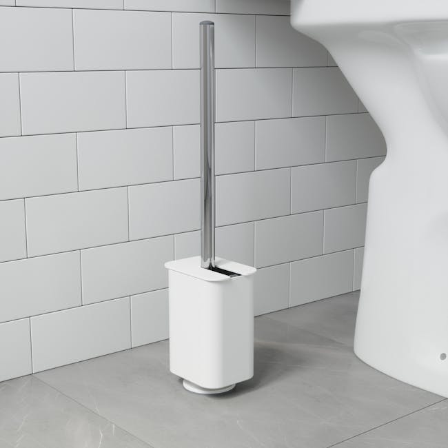 Flex Sure-Lock Toilet Brush - White - 5
