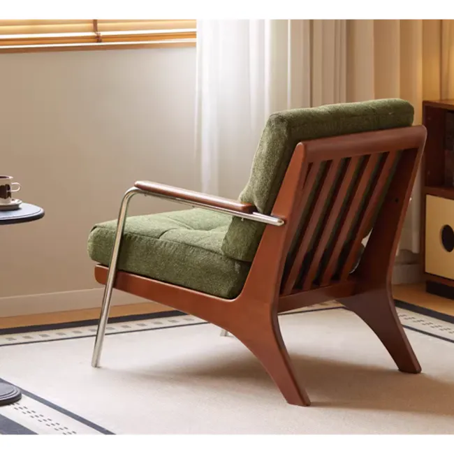 Maico Lounge Chair - Forest Green (Fabric) - 6