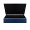 ESSENTIALS Queen Storage Bed - Navy Blue (Faux Leather) - 3