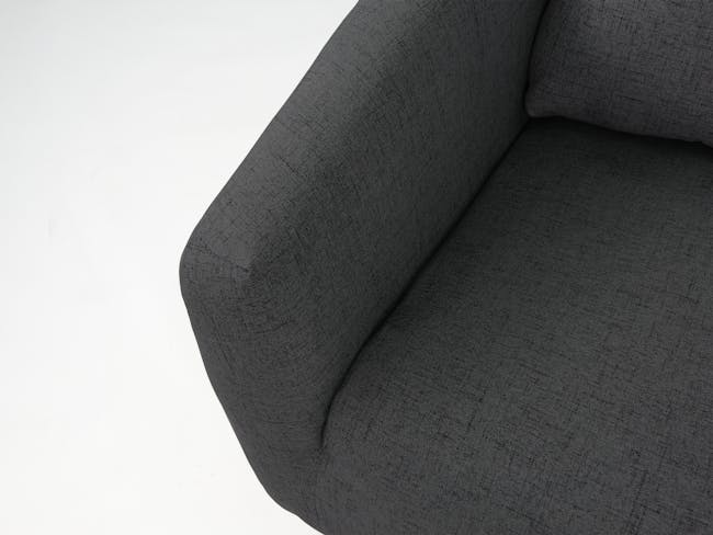 Hana 2 Seater Sofa - Charcoal - 6