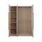 Lucca 3 Door Wardrobe 3 - Herringbone Oak - 0