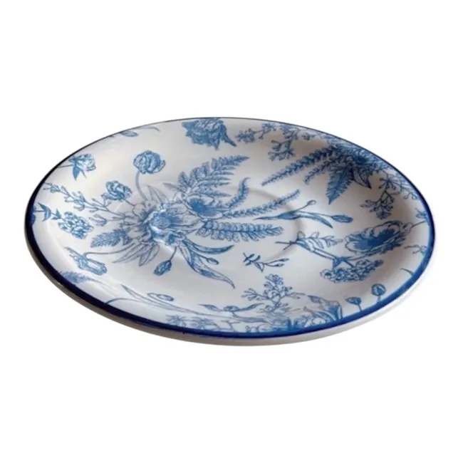 Monare Ceramic Mug Plate Set - Blue - 4