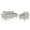 Hana 3 Seater Sofa with Hana Armchair - Sand