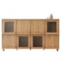 Jael Low Cabinet 1.6m - Oak - 6