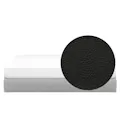ESSENTIALS King Box Bed - Coal (Faux Leather)