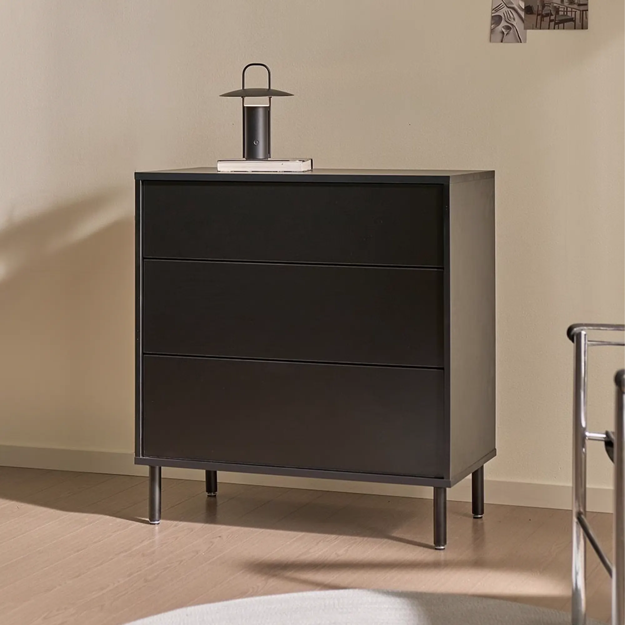 Mono 6 Drawer Chest 1.2m - Black - 11