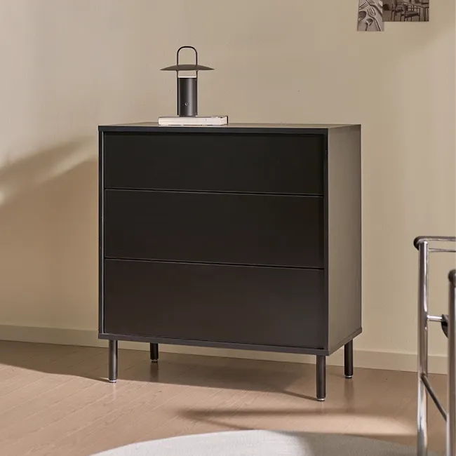 Mono 6 Drawer Chest 1.2m - Black - 11