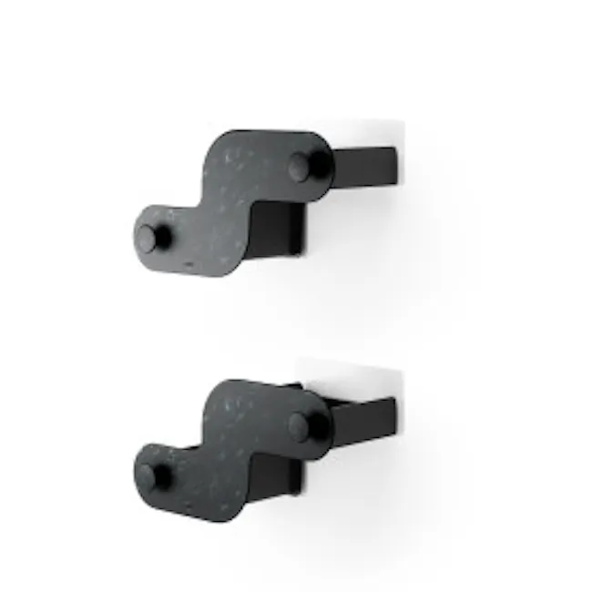 Nami Adhesive Bin Set of 2 - Ocean Black - 7