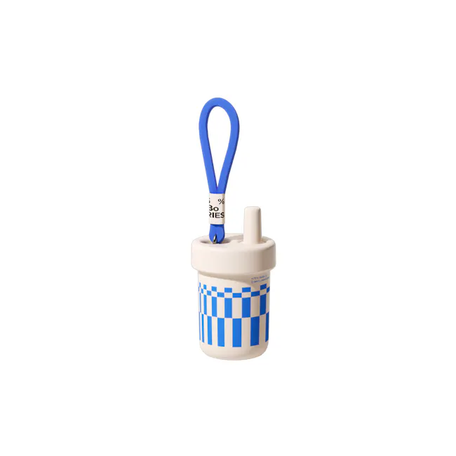 CHAKOLAB BOBO Thermal Cup 450ml - Blue/White - 1 - 30% off, sale, ribbon, lanyard, wristband, wristband ribbon, blue