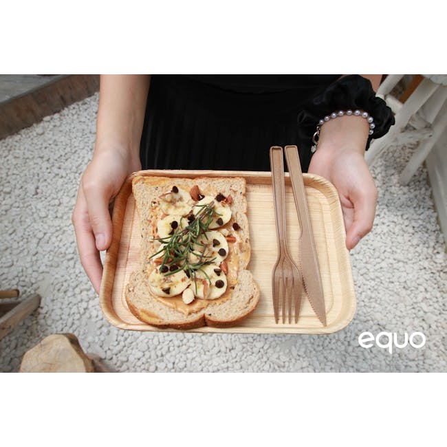 EQUO Cutlery Set - Sugarcane - 2