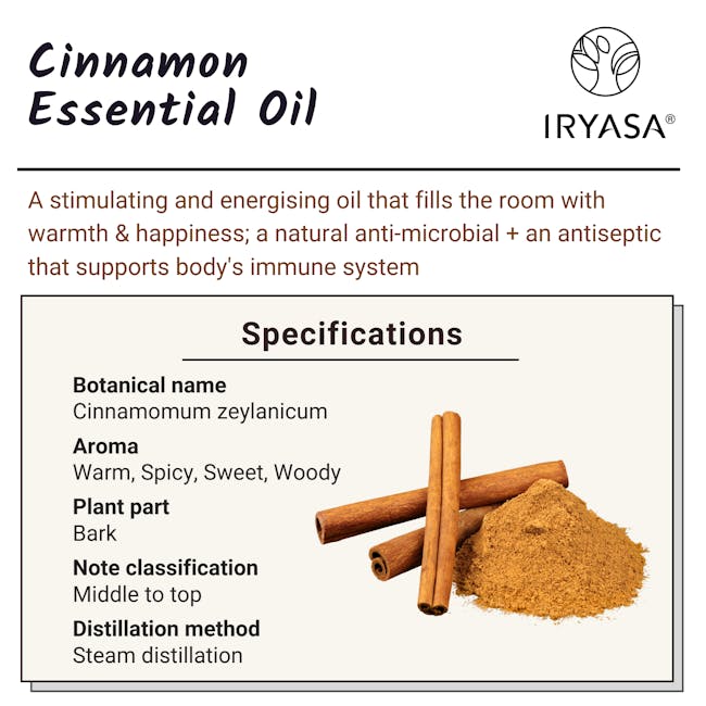 Iryasa Organic Cinnamon Essential Oil - 6