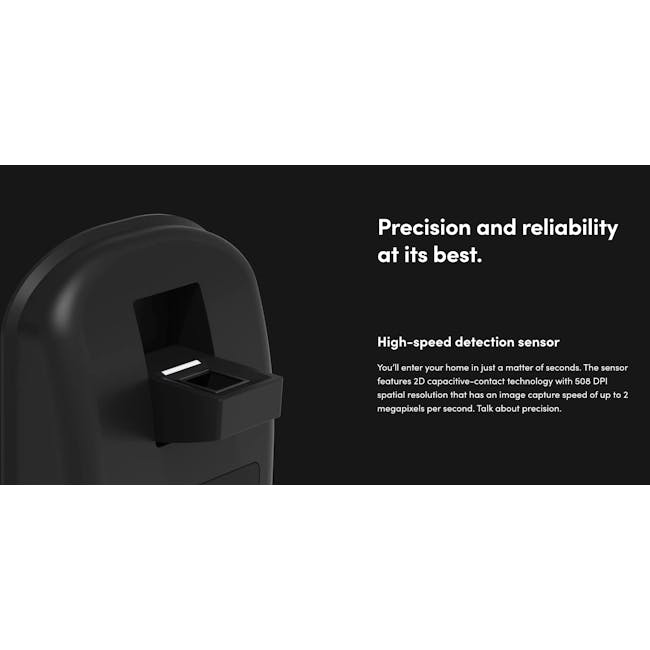igloohome Gate & Door Bundle: Metal Gate 2 + Smart Mortise 2+ - 4 - Precision, reliability, high-speed, detection sensor, 2D
