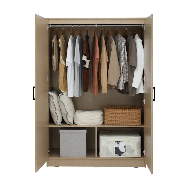 Fince 2 Door Wardrobe 1.2m - Oak - 6