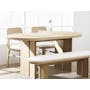 Catania Dining Table 1.8m with 4 Catania Dining Chairs - 5