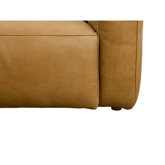 Truffle 3 Seater Sofa - Camel (Hand Tipped Leather) - 5