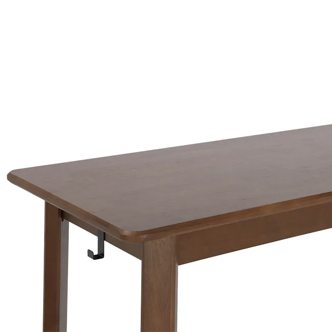 Doppi Bar Table 1.2m - Walnut - 4