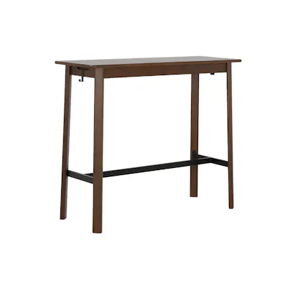 Doppi Bar Table 1.2m - Walnut