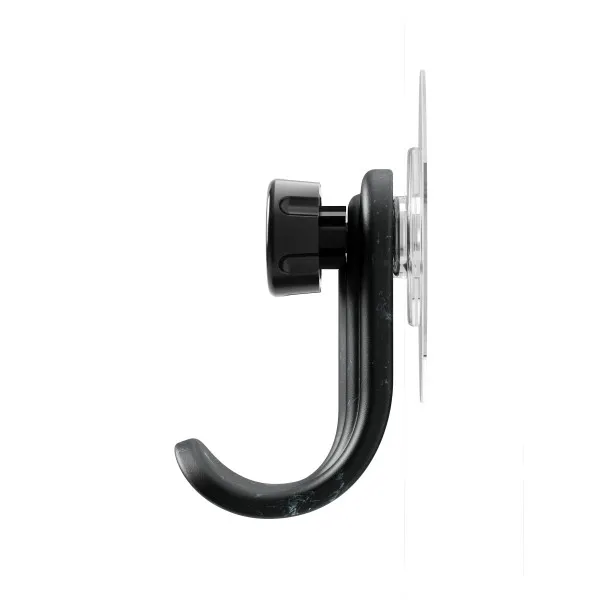 Material and/or texture close-up of Nami Adhesive Hook Set of 3 - Ocean Black