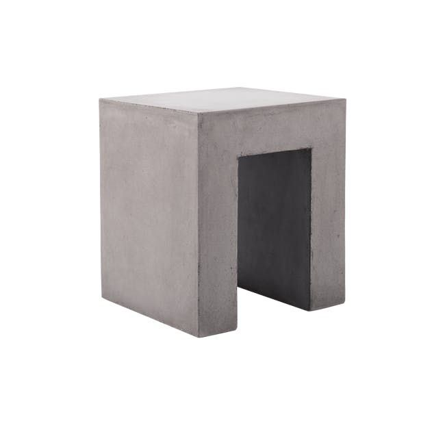 Ryland Concrete Dining Table 1.6m with Ryland Concrete Bench 1.4m and 2 Ryland Concrete Stools - 13