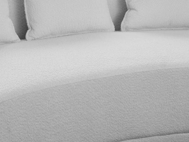 Holly 3 Seater Swivel Sofa - Grey - 7