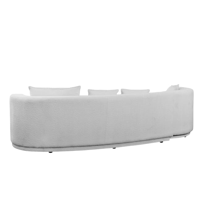 Holly 3 Seater Swivel Sofa - Grey - 5