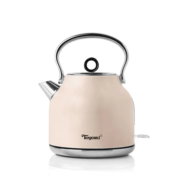 TOYOMI 1.7L Stainless Steel Water Kettle WK 1700 - Matte Pink - 1
