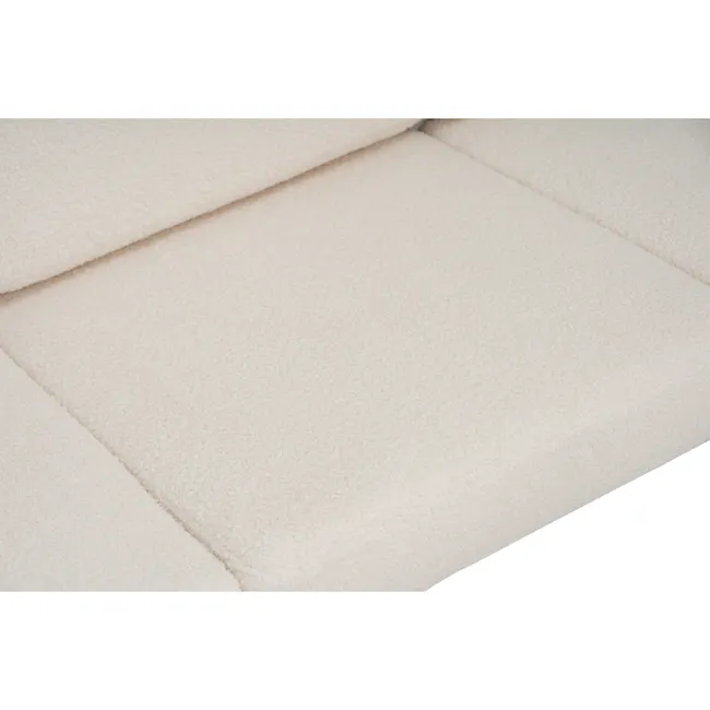Aston 3 Seater Sofa with Aston 2 Seater Sofa - White Cream - 13 - Soft, fluffy, beige, textured, plush, cozy, inviting