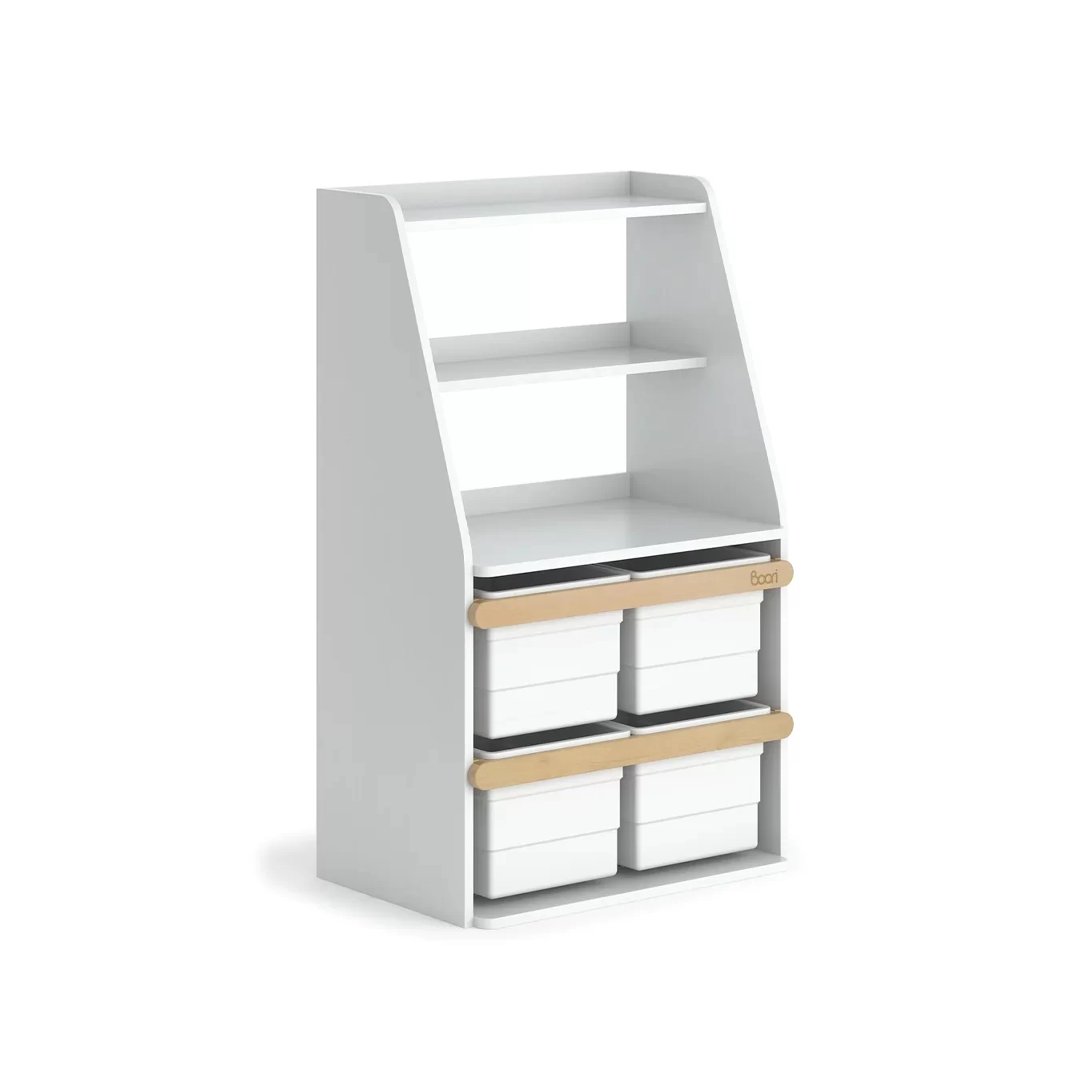 Tidy Integrated Storage Unit - Barley White, Almond