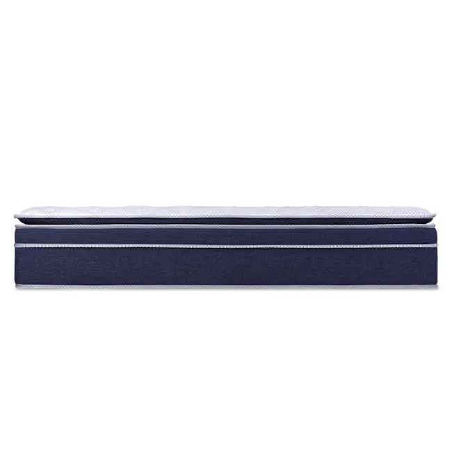 MaxCoil RENEW 35.5cm Mattress - Medium Soft (4 Sizes) *HipVan Exclusive!* - 4 - Blue and white mattress set, Upholstered