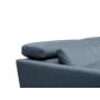 (As-is) Renzo 3 Seater Sofa with Adjustable Headrest - Medium Blue (Faux Leather) - 13