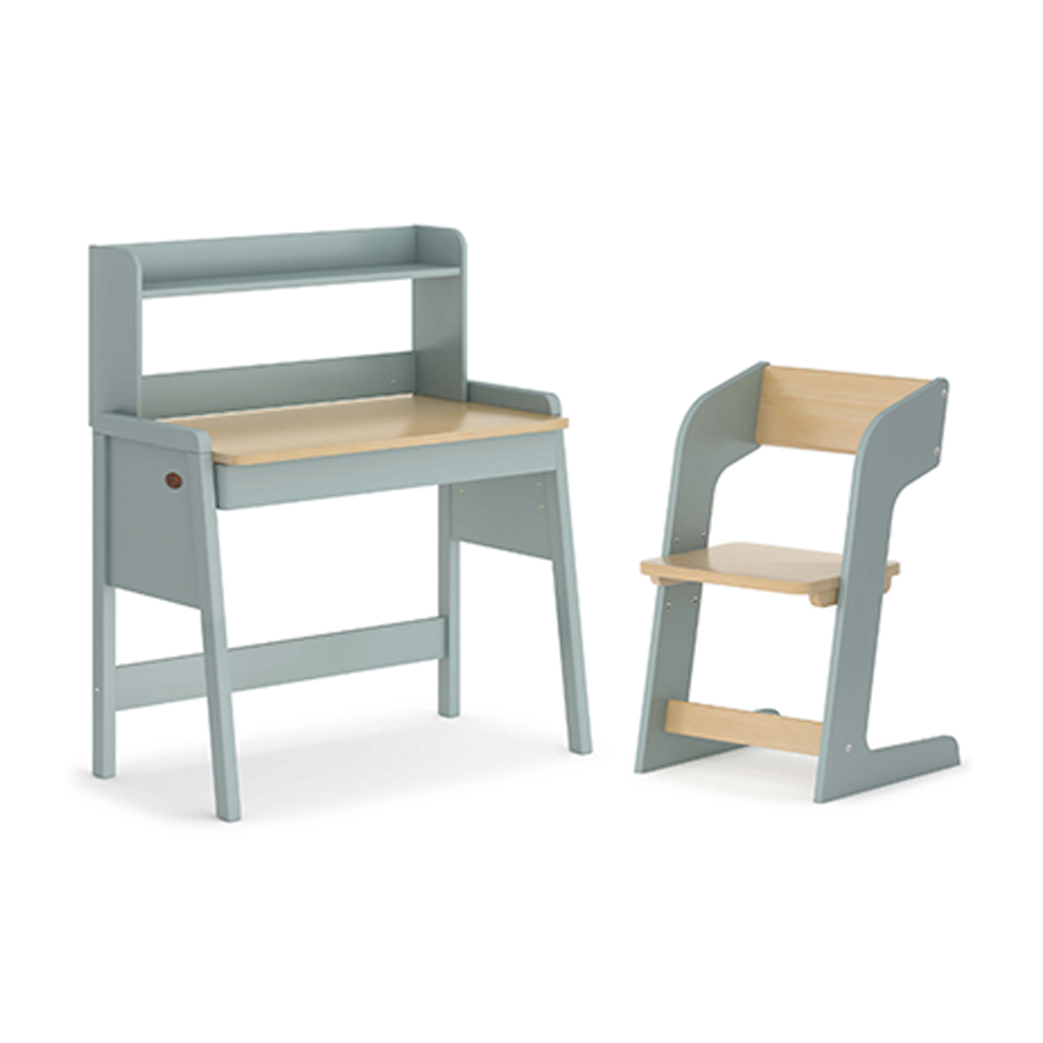 childrens wooden desk and chairs