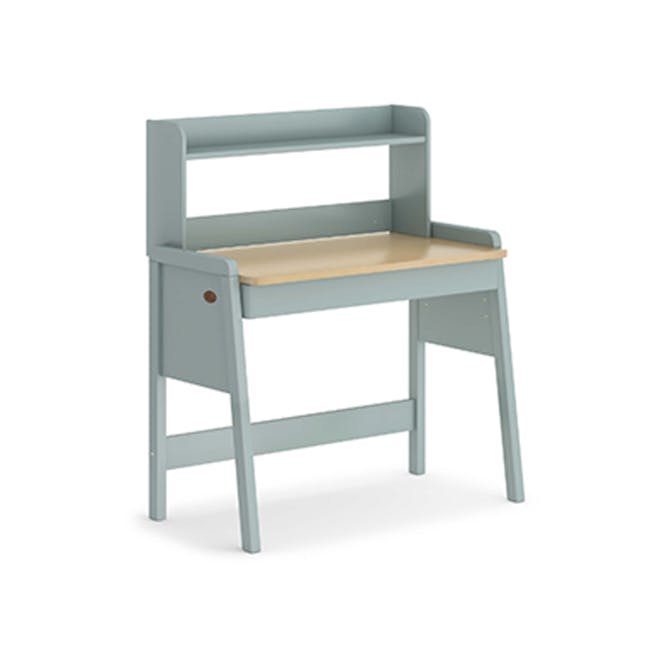 Tidy Desk with Hutch - Blueberry Almond - 2