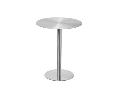 Somme Round Dining Table 0.6m (Stainless Steel)