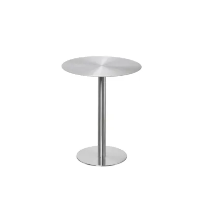 Somme Round Dining Table 0.6m (Stainless Steel)