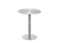 Somme Round Dining Table 0.6m (Stainless Steel)
