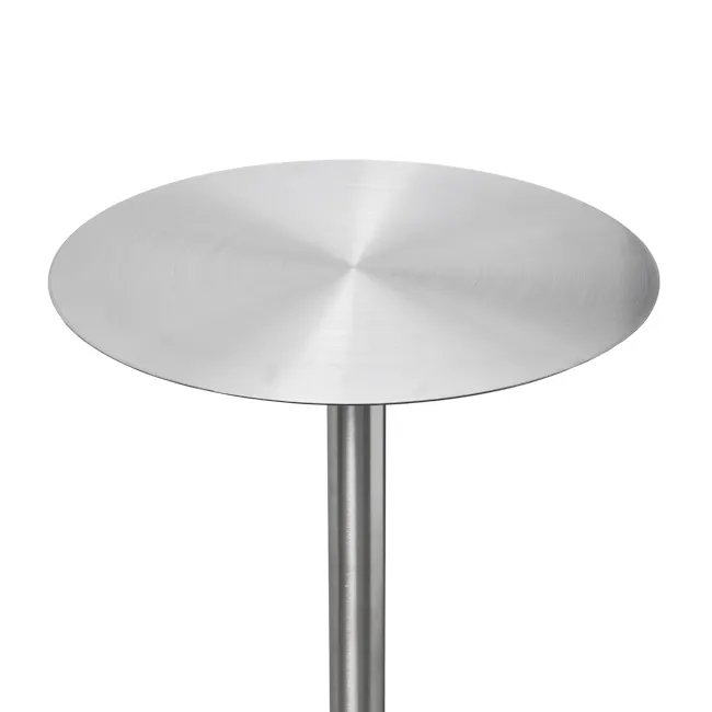 Somme Round Dining Table 0.6m (Stainless Steel) - 11