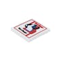 White Rabbit Fridge Magnet - Stamp - 1