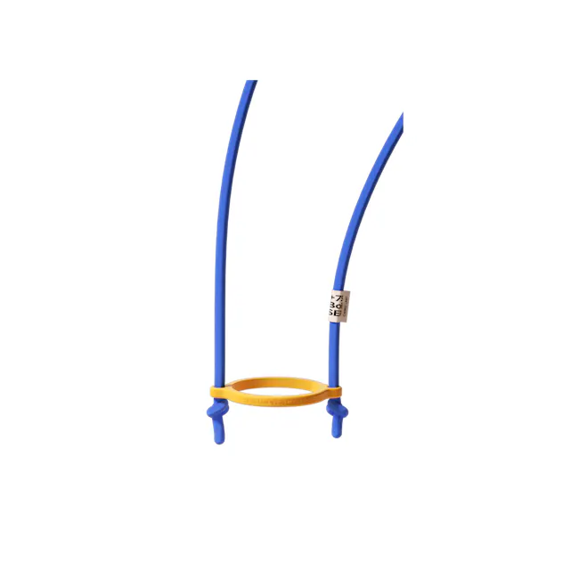 CHAKOLAB Strap for BOBO Straw Cup Round 450ml - Green - 2 - Blue gymnastics rings with yellow base, Adjustable gymnastics