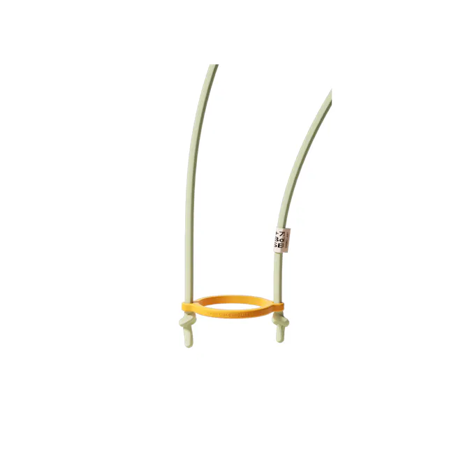 CHAKOLAB Strap for BOBO Straw Cup Round 450ml - Green - 1 - Green elastic bands with Japanese text, Orange handlebar with