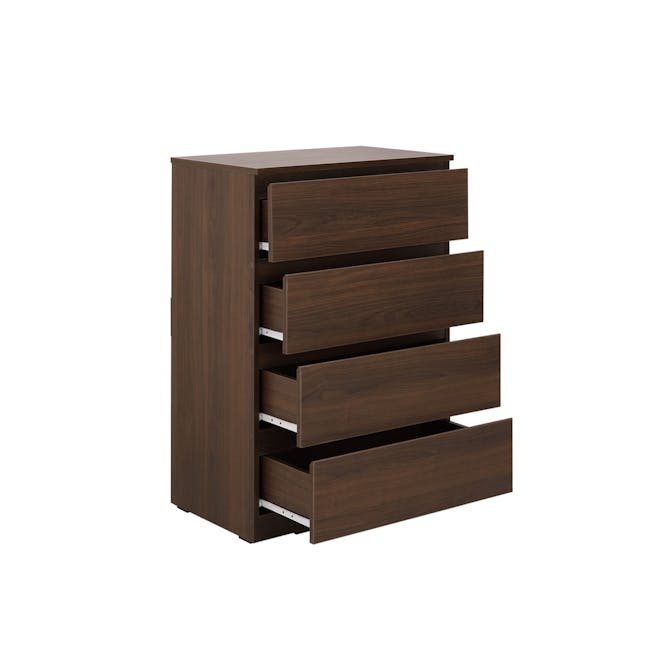 (As-is) Veda 4 Drawer Chest - Walnut - 9
