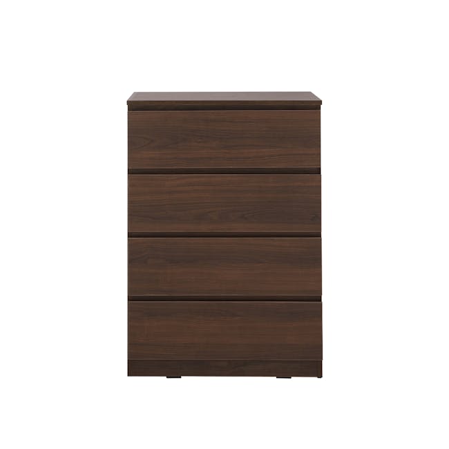 (As-is) Veda 4 Drawer Chest - Walnut - 10