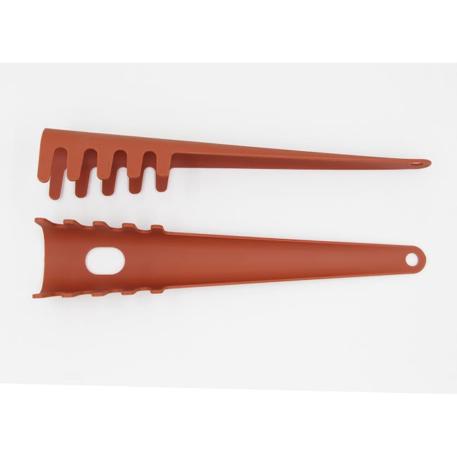 OMMO Pasta Spoon - Brick Red - 5