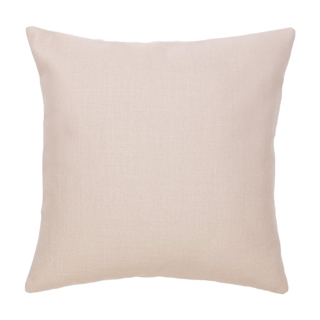 Throw Linen Cushion Cover - Peach - 2