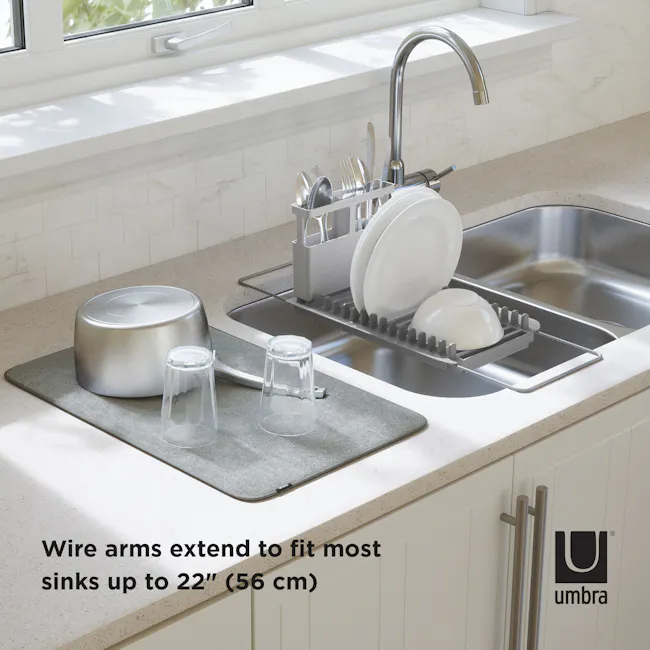 Udry Over-the-sink Drying Mat - Charcoal - 4